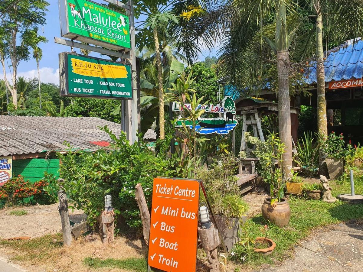 Malulee Khaosok Resort Khao Sok National Park Exterior foto